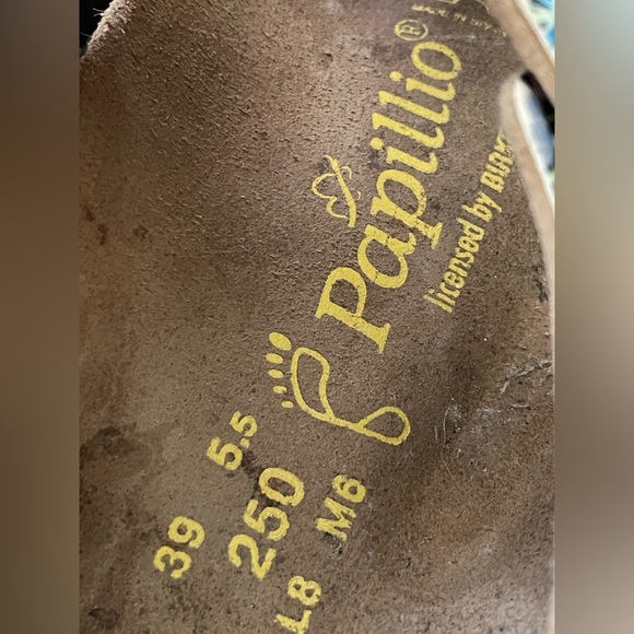 Birkenstock Papillio Gizeh Sandals Womens Siz 39 US 8 Cork Fresh Boho Flowers - Picture 5 of 9